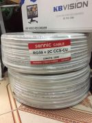 Cáp đồng trục SANIC CCS-CU (màu trắng)